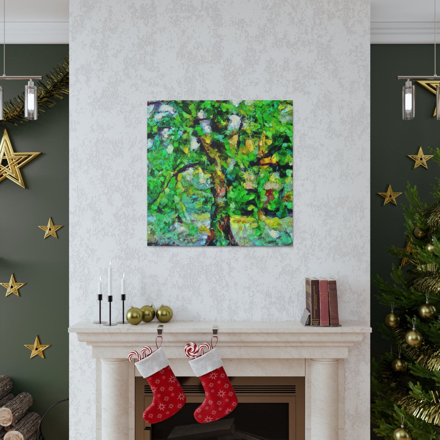 Oak Tree in Abstraction - Canvas