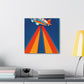 "Aerial Art Deco Dance" - Canvas