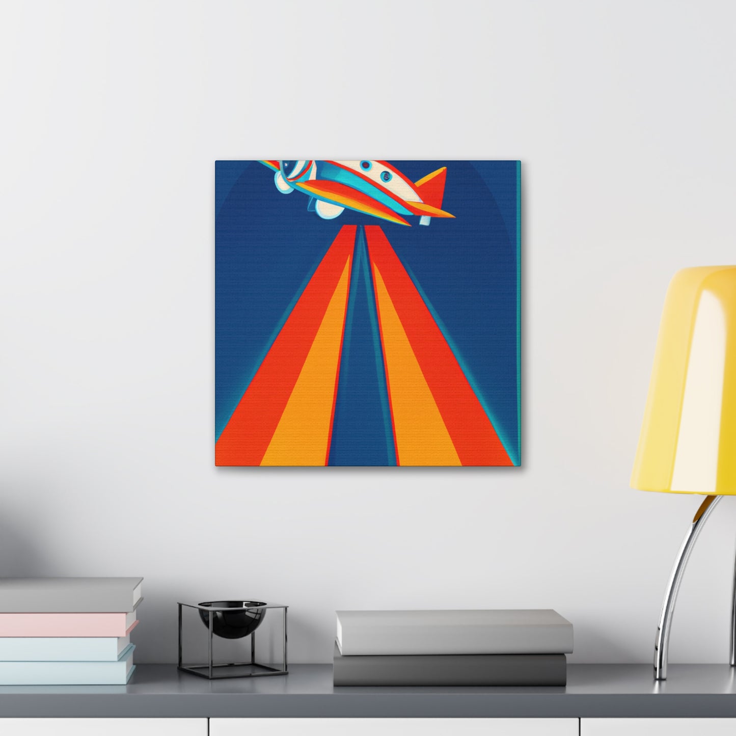 "Aerial Art Deco Dance" - Canvas