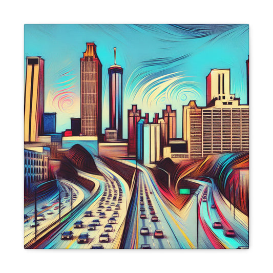 "Unveiled Urban Illusions" - Canvas