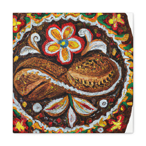 "Harvest of Fresh Bread" - Canvas