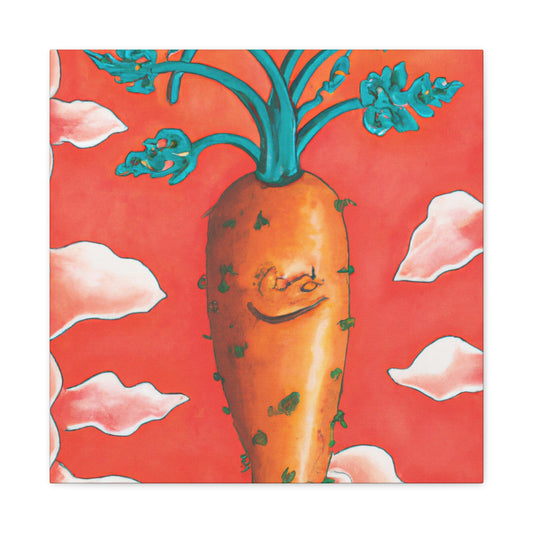 "Carrot in Rococo Style" - Canvas