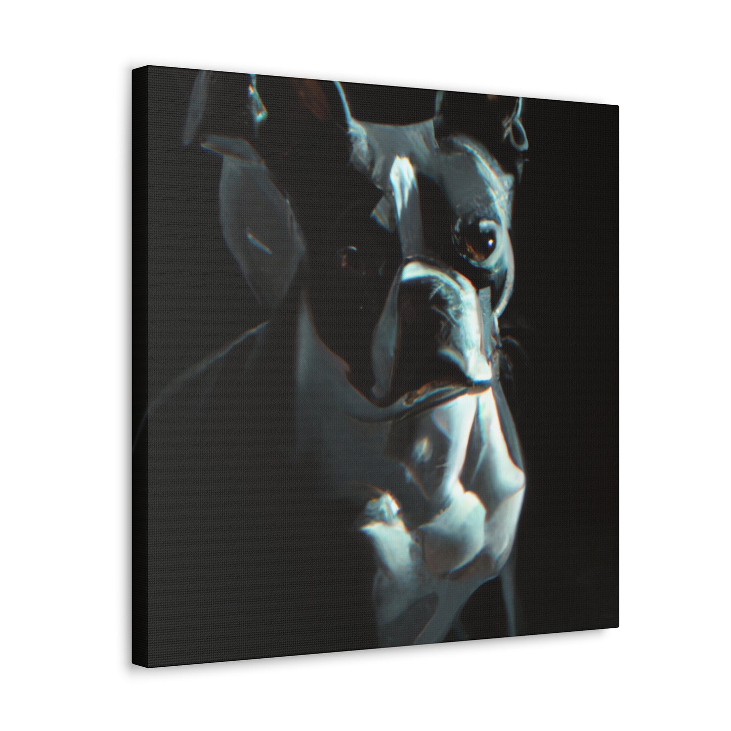 Boston Terrier Realism - Canvas