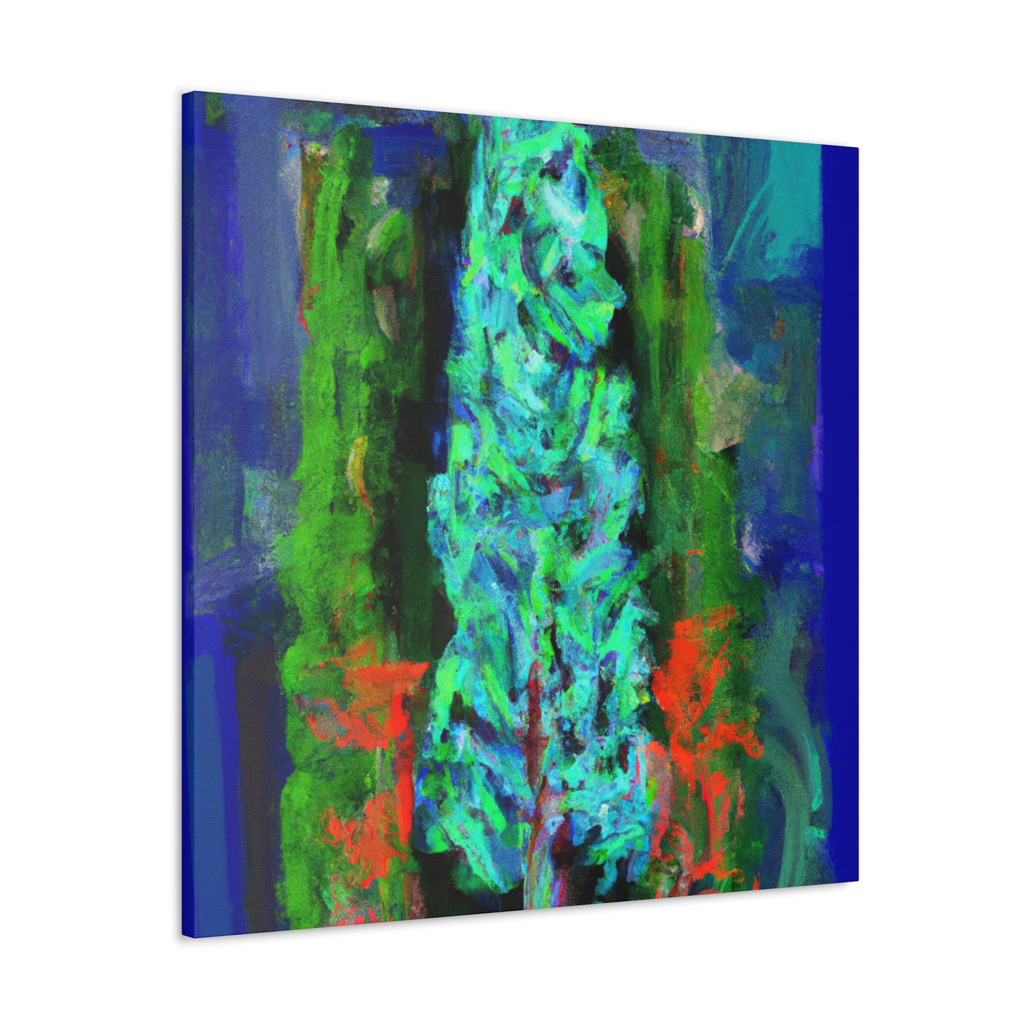 Cypress Tree Reflection - Canvas