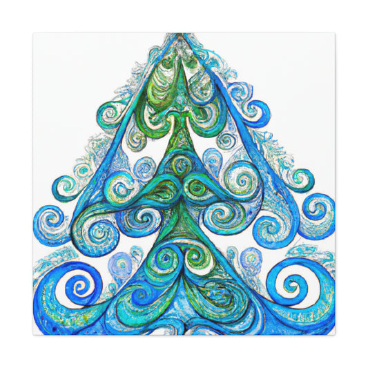 Christmas Tree Splendor - Canvas