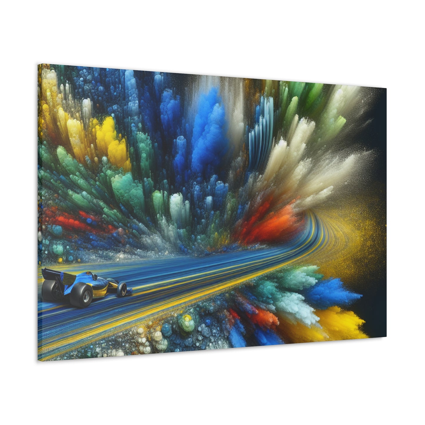 "Velocity Unleashed: Adrenaline Canvas" - Canvas