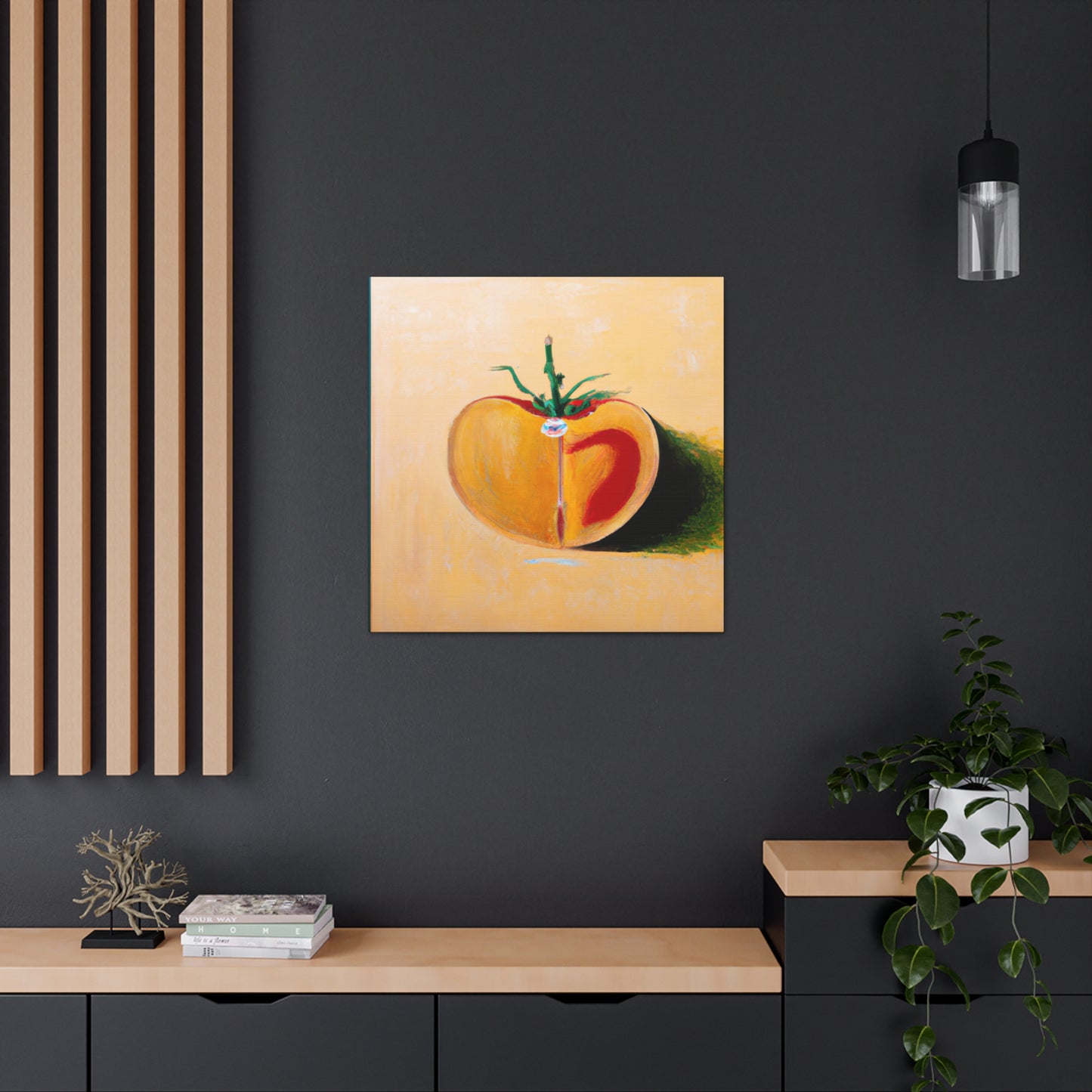 Tomato Radiant Glows - Canvas