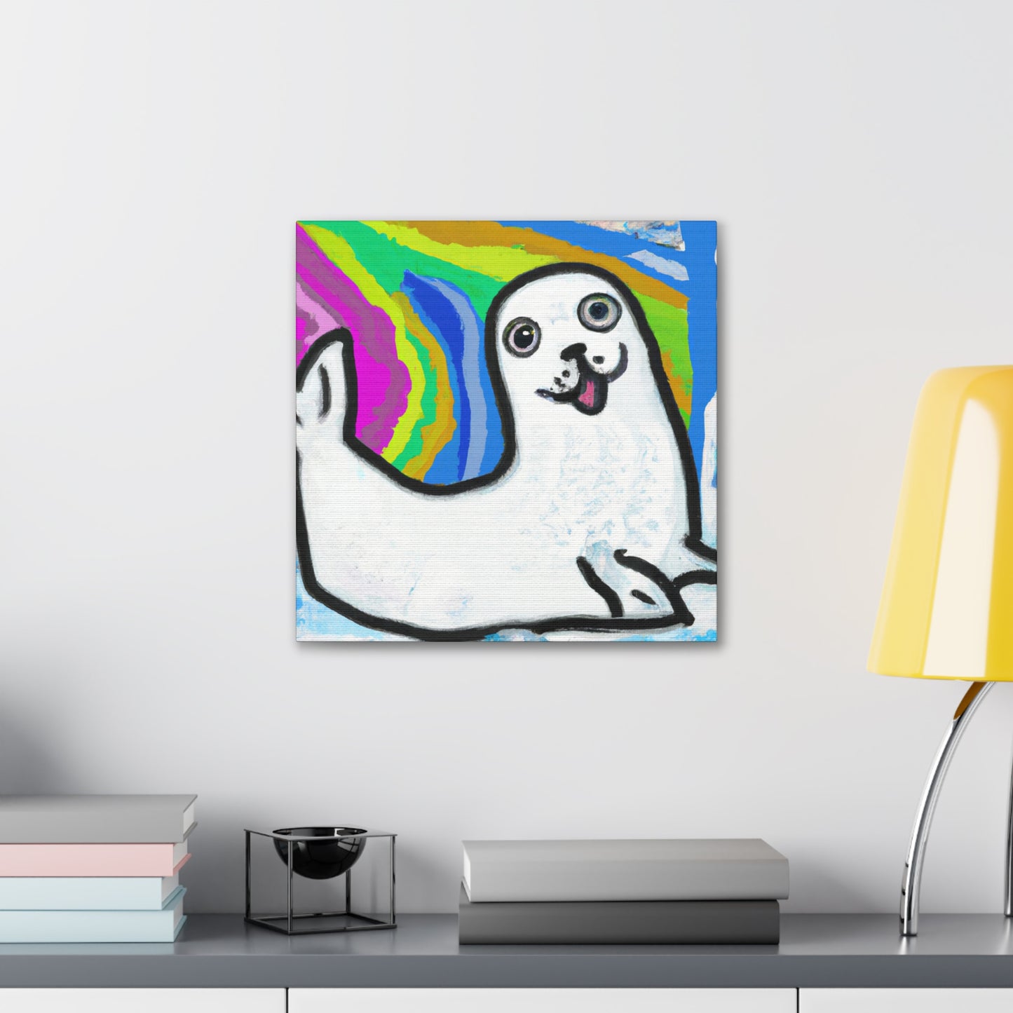 "Seal of Arctic Beauty" - Canvas