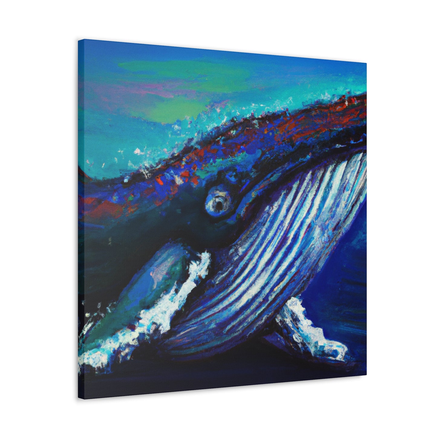 Humpback Whale Beauty. - Canvas