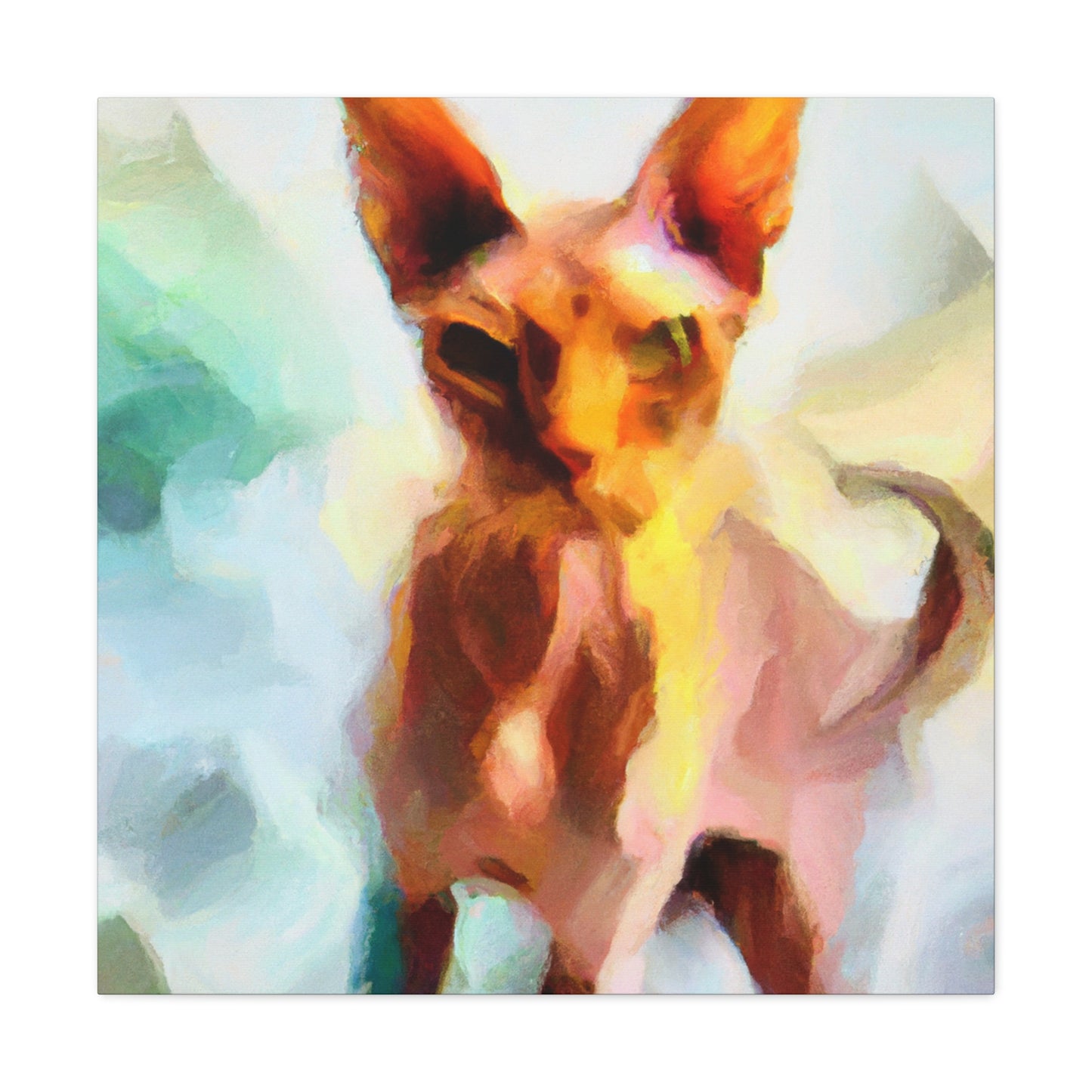 Mysterious Sphynx Dreaming - Canvas