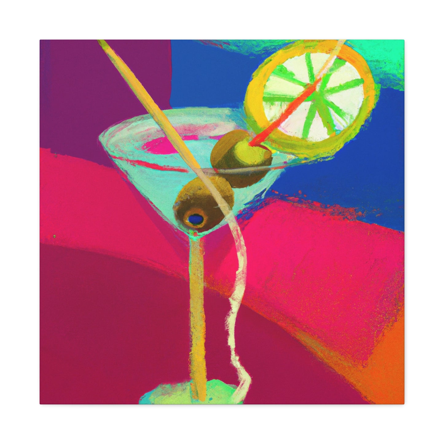 Martini Joyful Celebration - Canvas