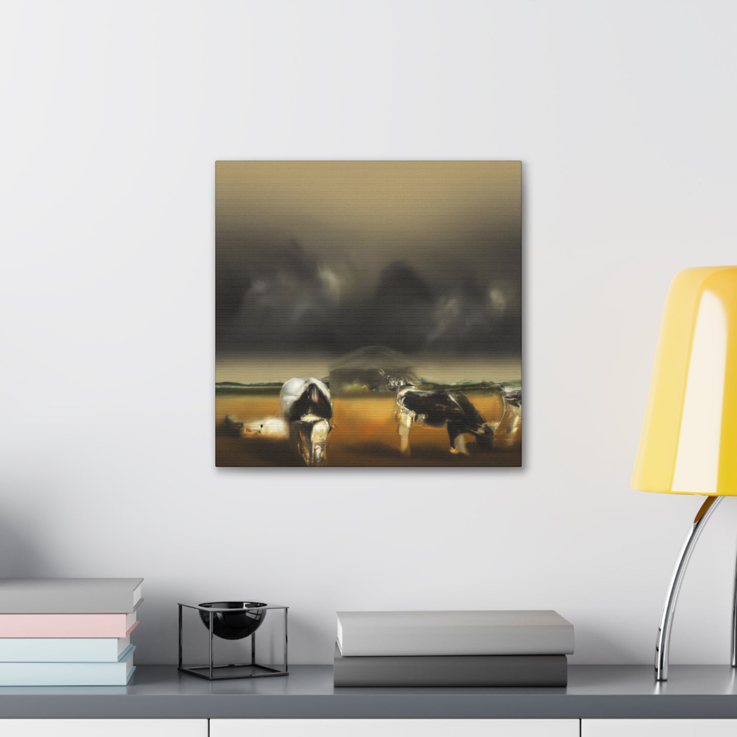 Pasture Dreaming Cow - Canvas