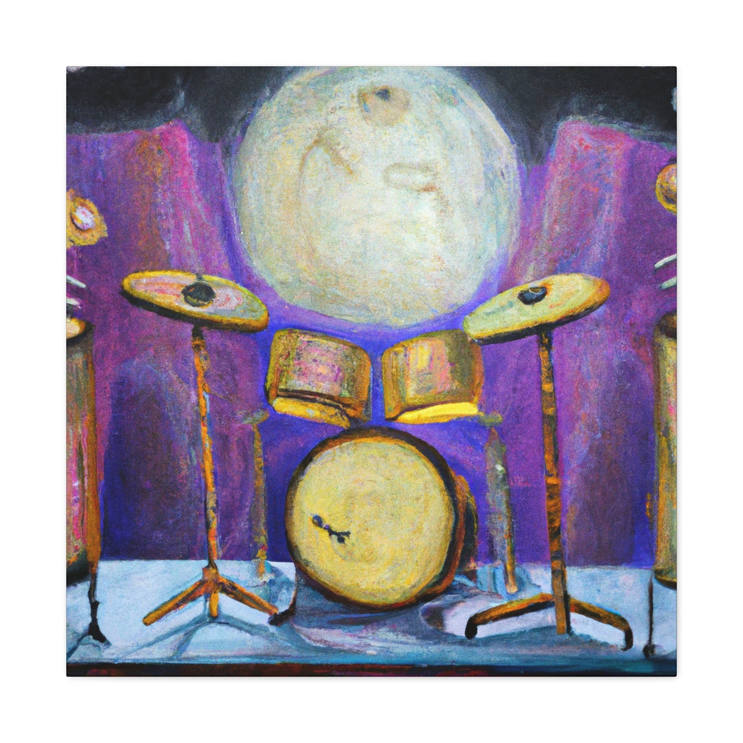 Drumming Machine Dreaming - Canvas