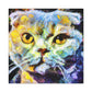 Scottish Fold Impasto - Canvas