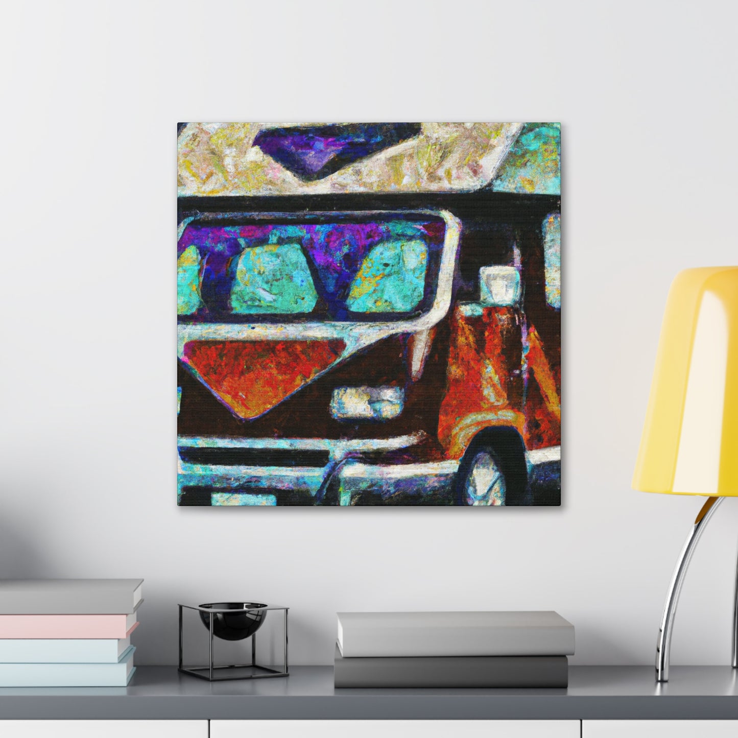 "Camper Van Deco Dream" - Canvas