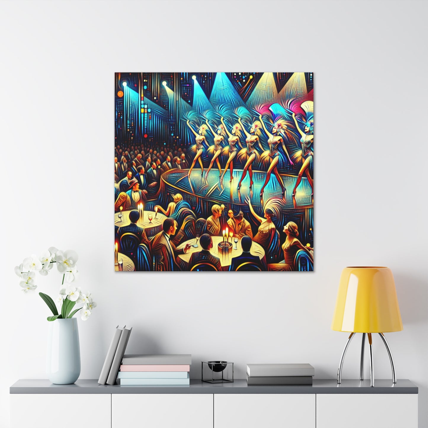 "Ecstatic Cabaret Serenade" - Canvas