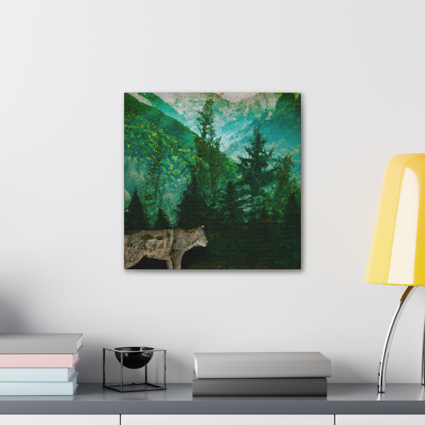 "Cougar in Nature's Realm" - Canvas