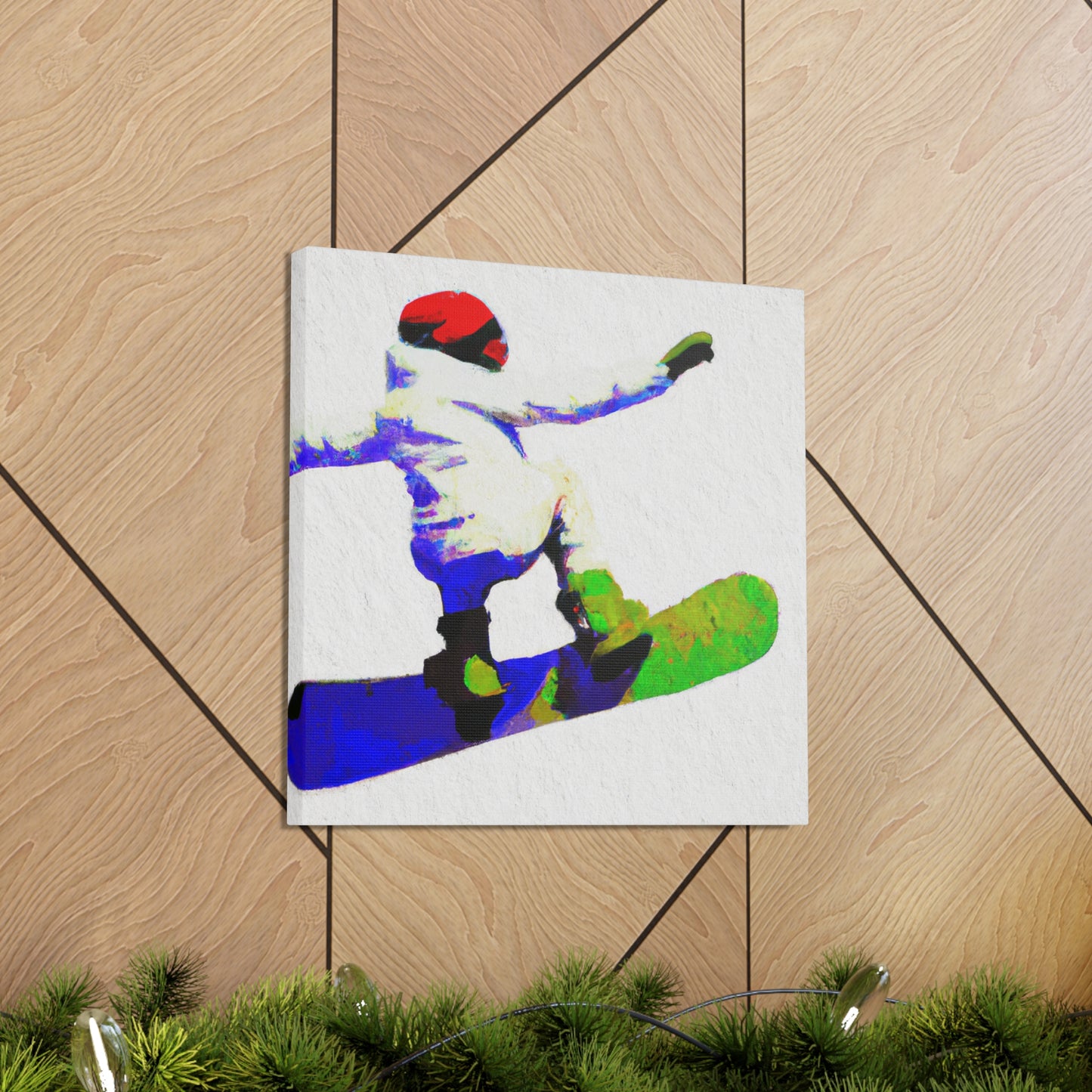 Snowboarding Thrill Ride - Canvas