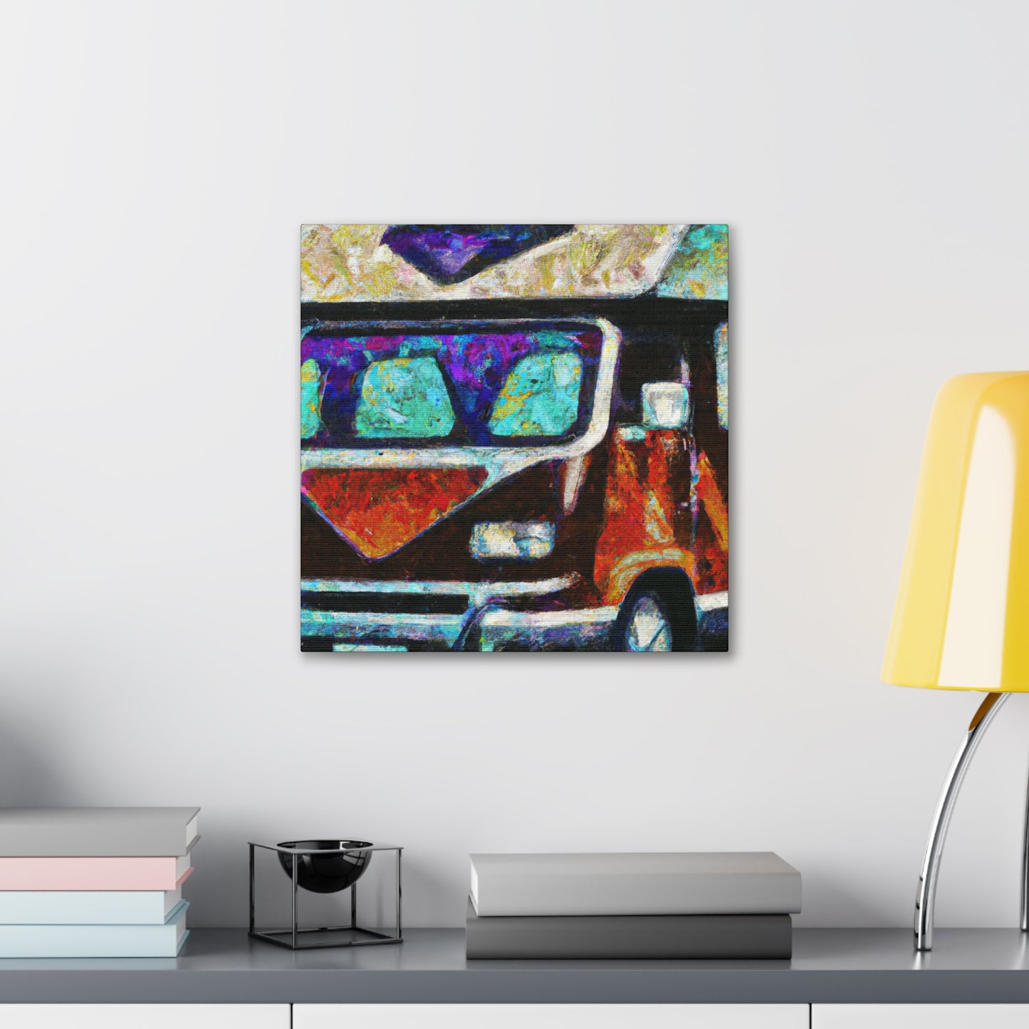 "Camper Van Deco Dream" - Canvas