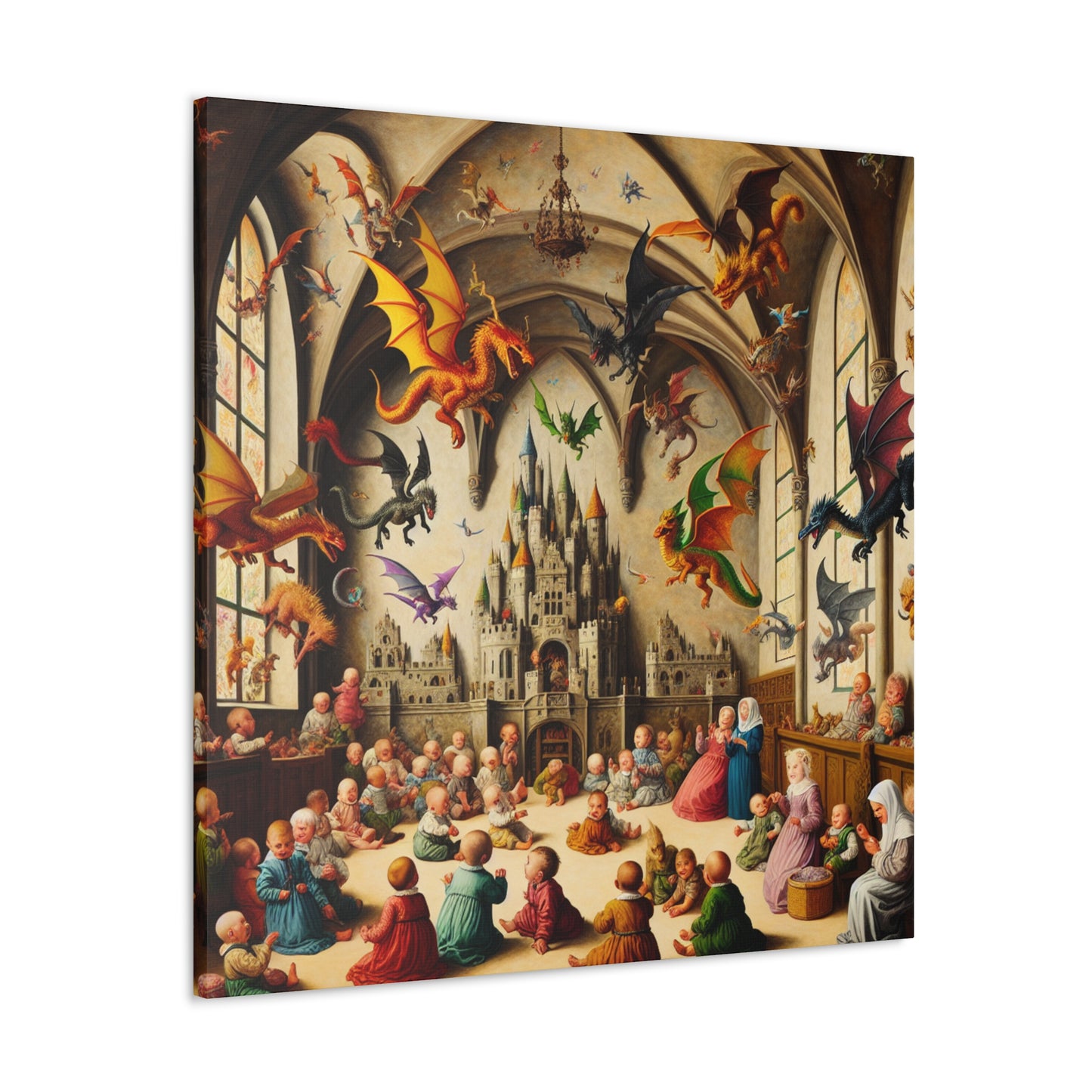 Dragon's Castle Delight - Canvas