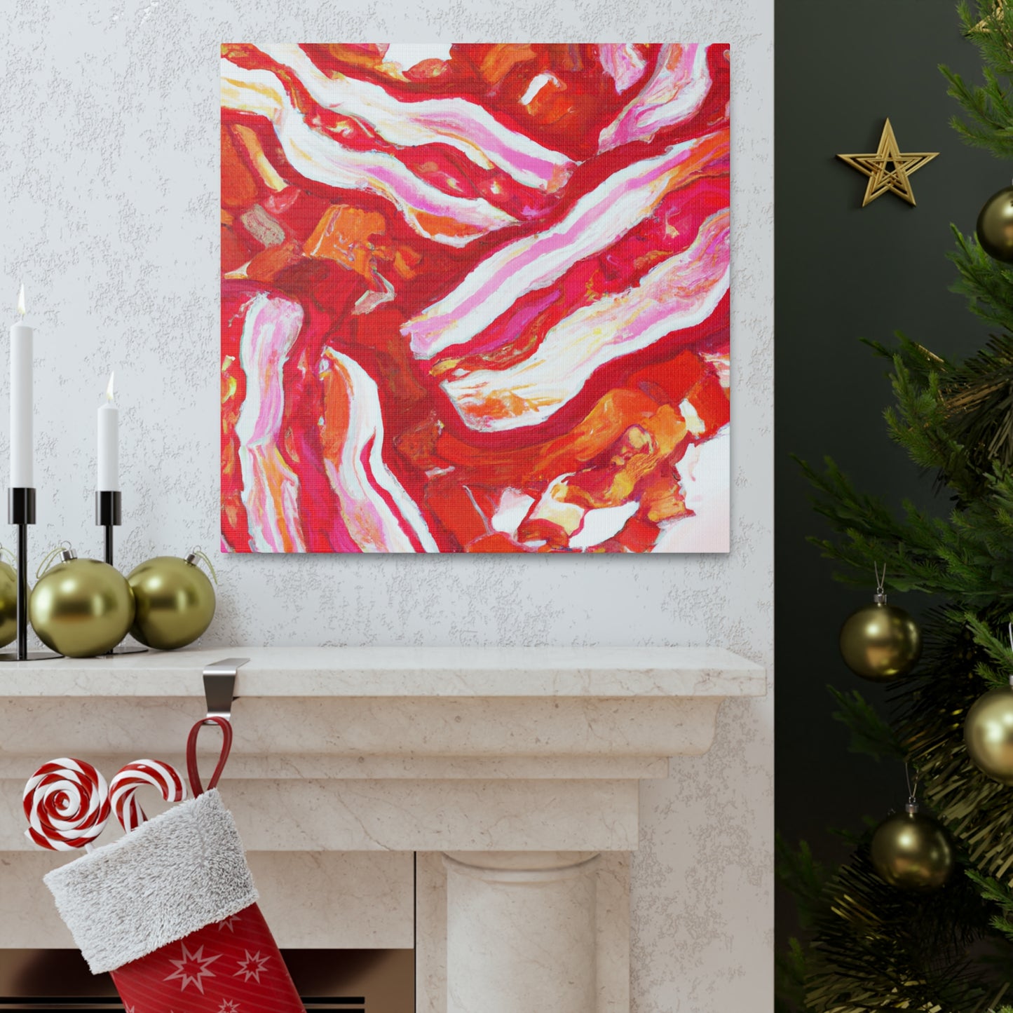 Bacon in Baroque Style - Canvas