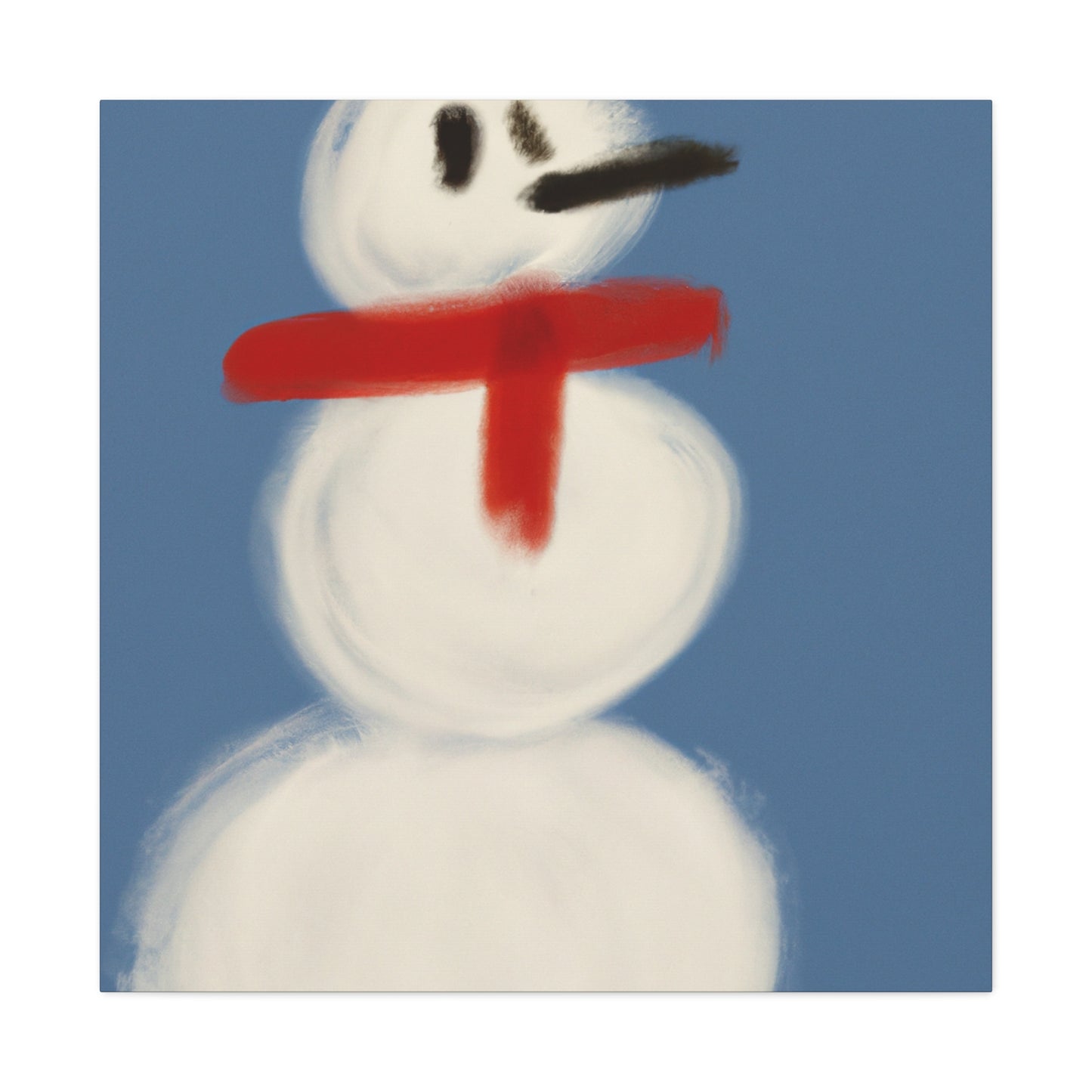 Snowman in Simplicity - Canvas