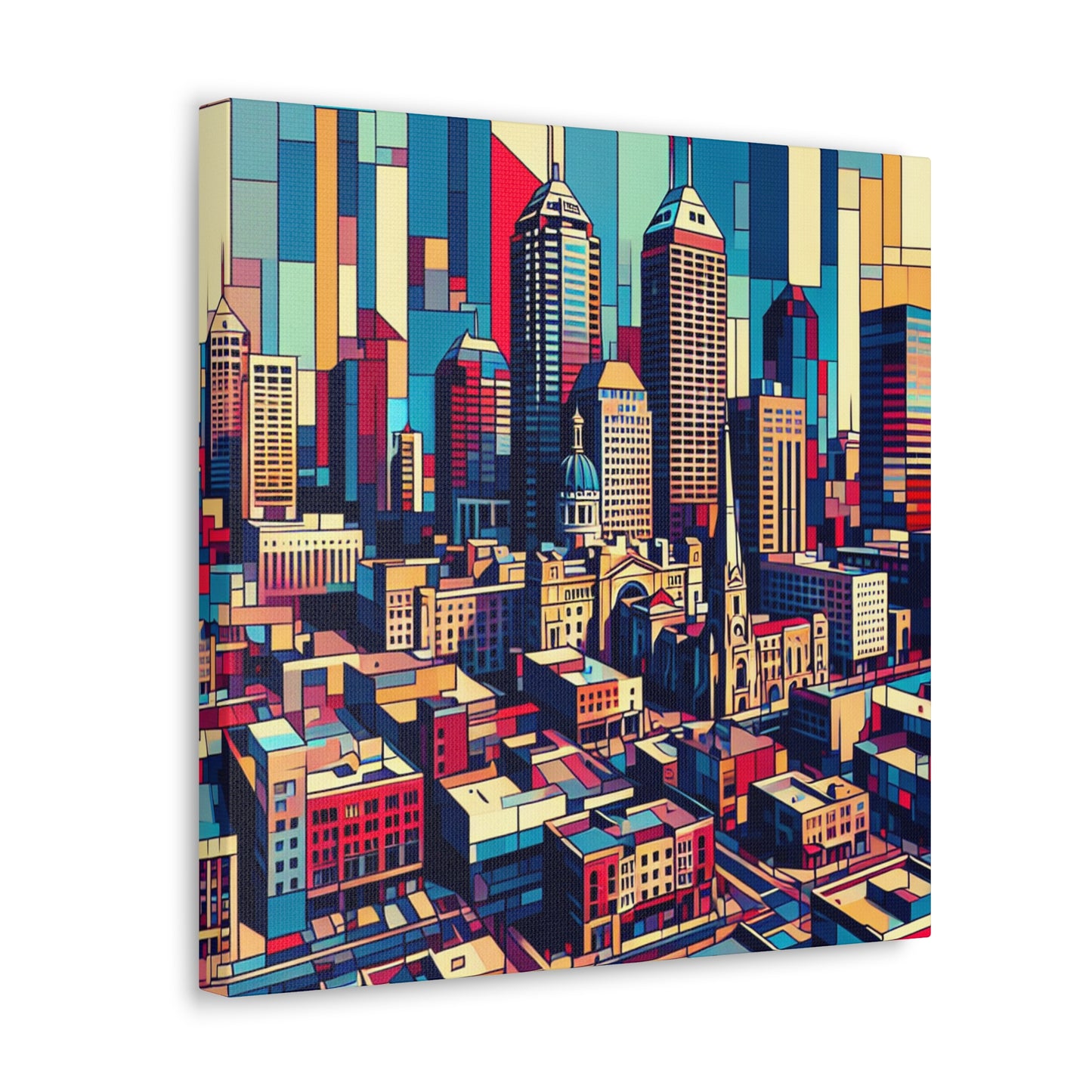 "Urban Canvas: Indy Impressions" - Canvas