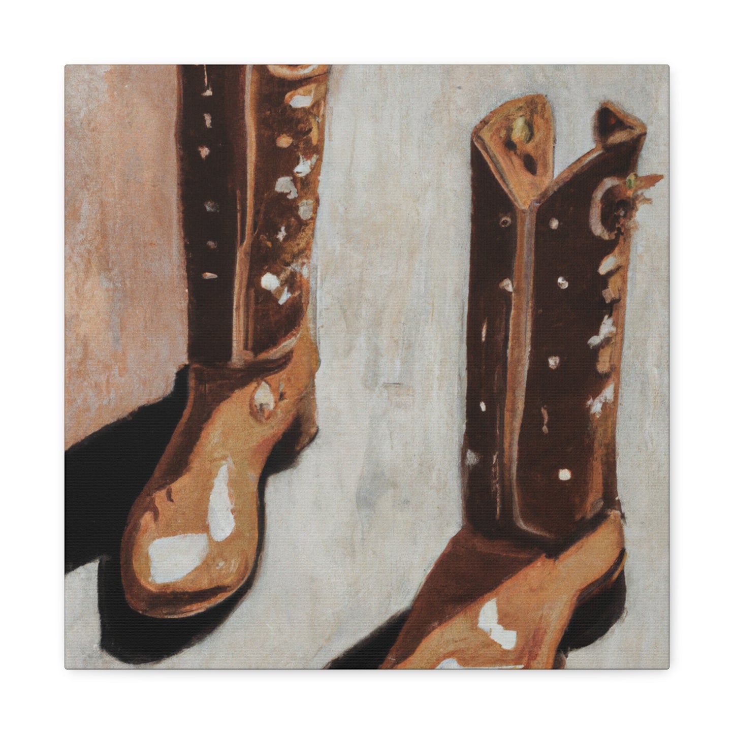 Boots in Minimalism - Canvas