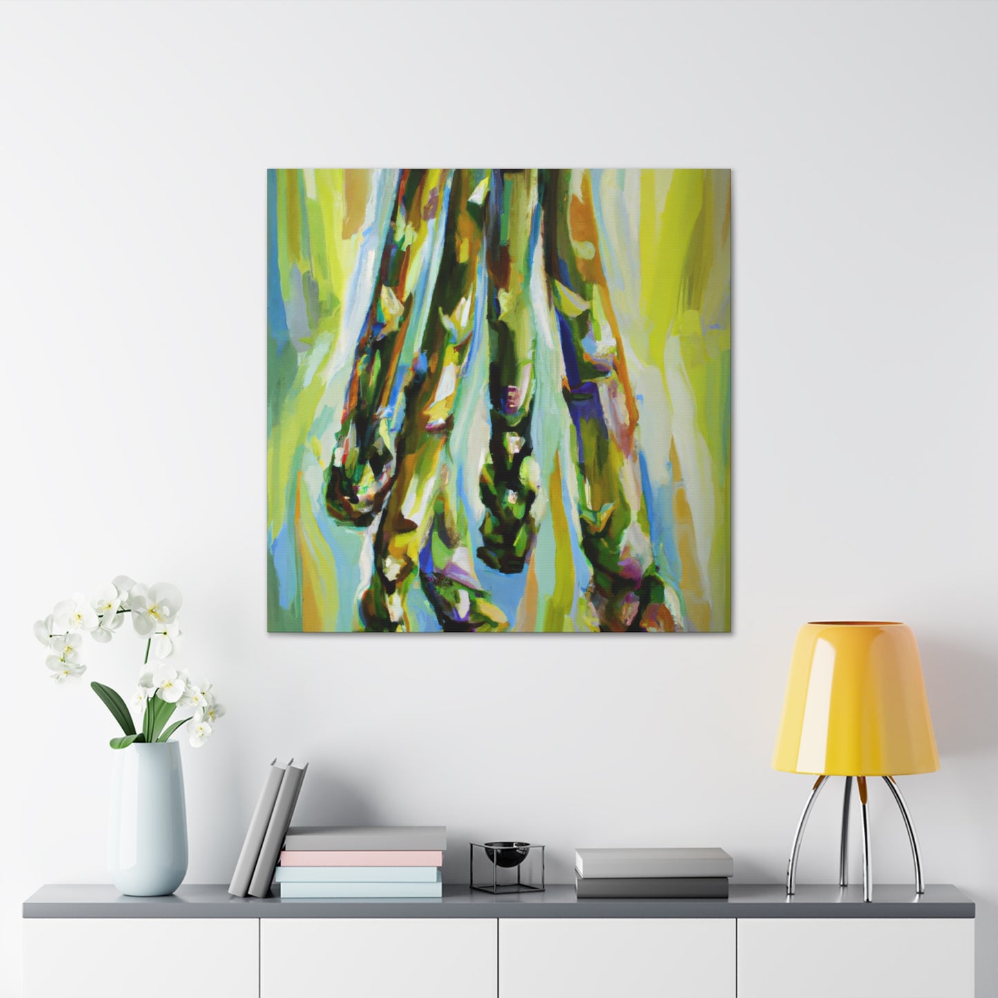 "Glorious Asparagus Meadow" - Canvas