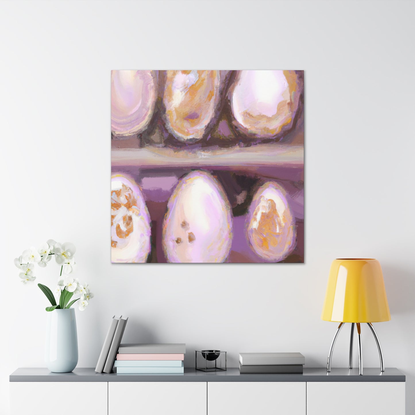 Eggs in Impressionism - Canvas