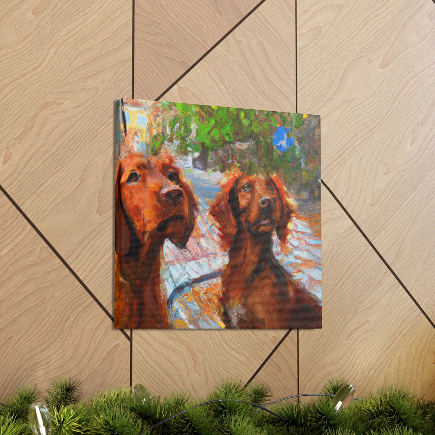 Irish Setter Portrait - Canvas