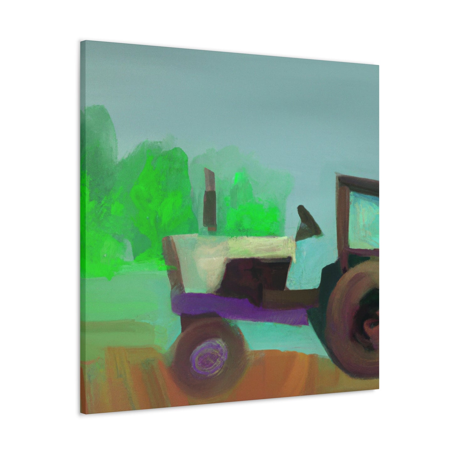 Tractor in Abstraction - Canvas