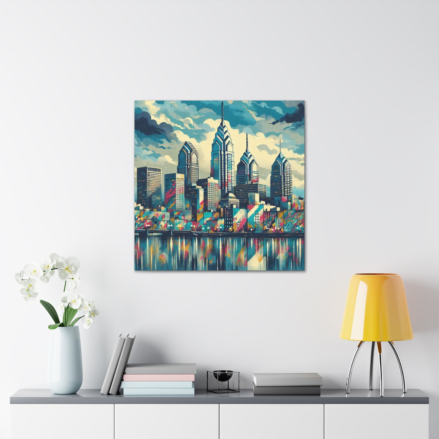 "Gritty Urbanscape Revival" - Canvas