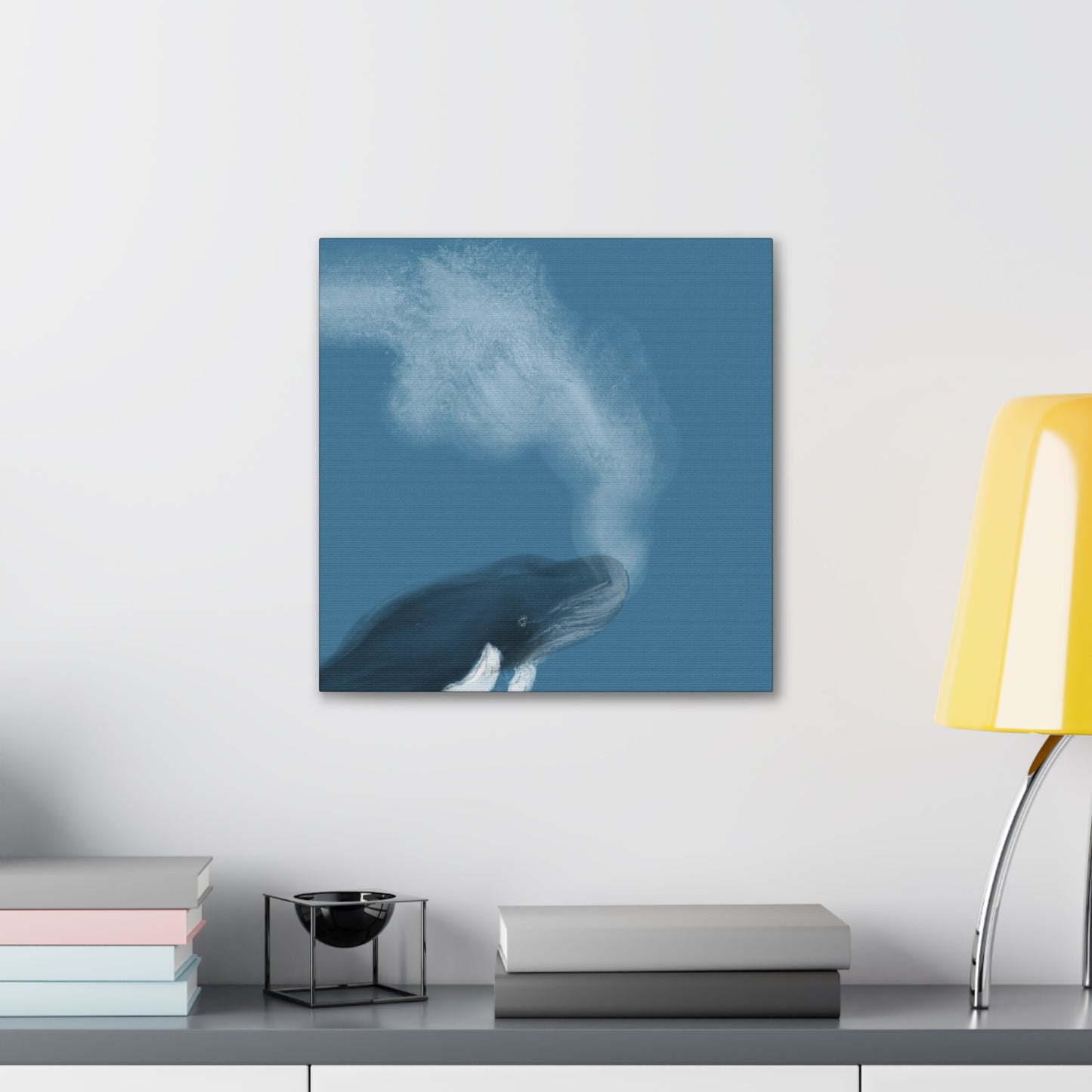 "Whales in the Water" - Canvas