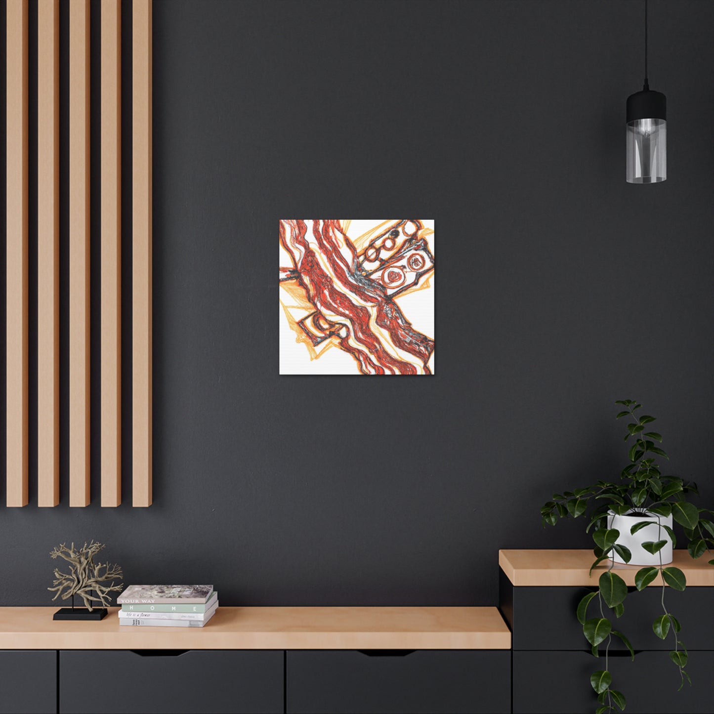 Bacon in a Cogwork - Canvas