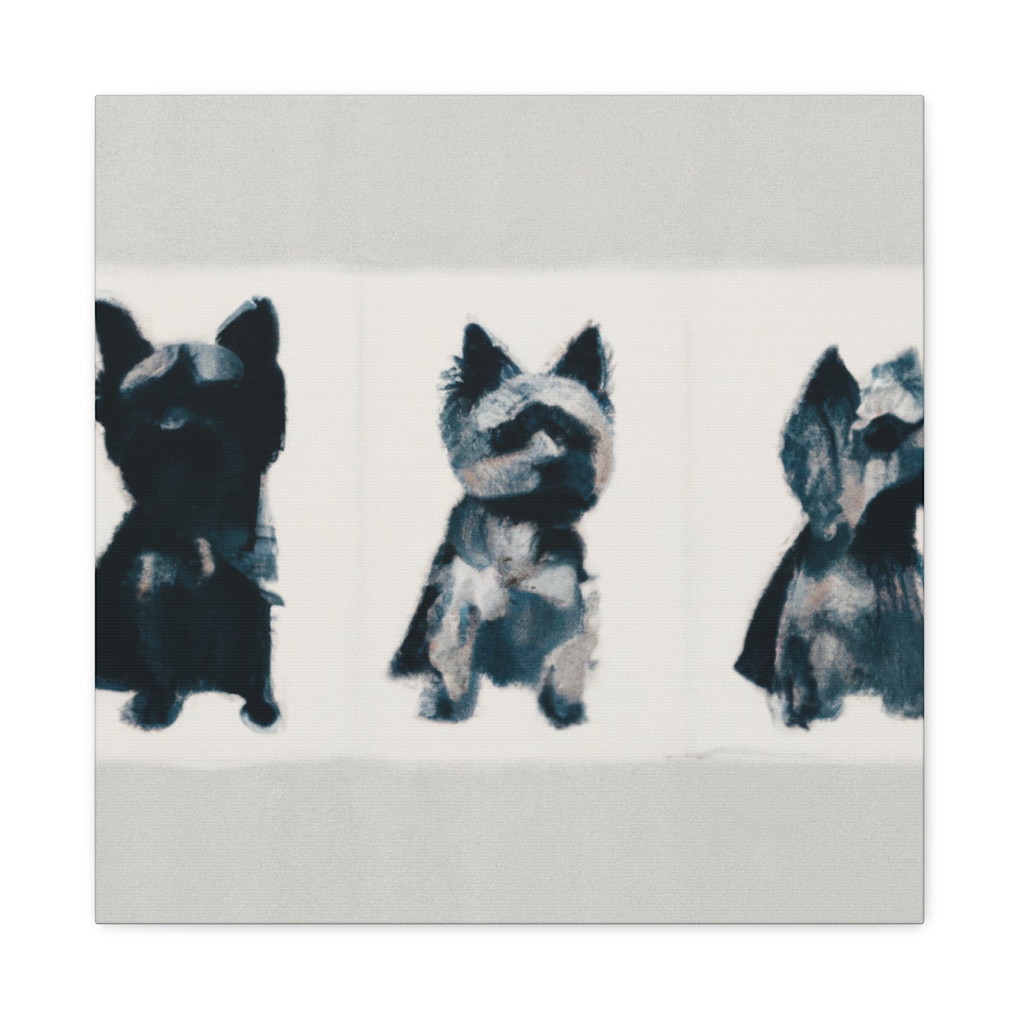 Terrier's Joyful Delight - Canvas