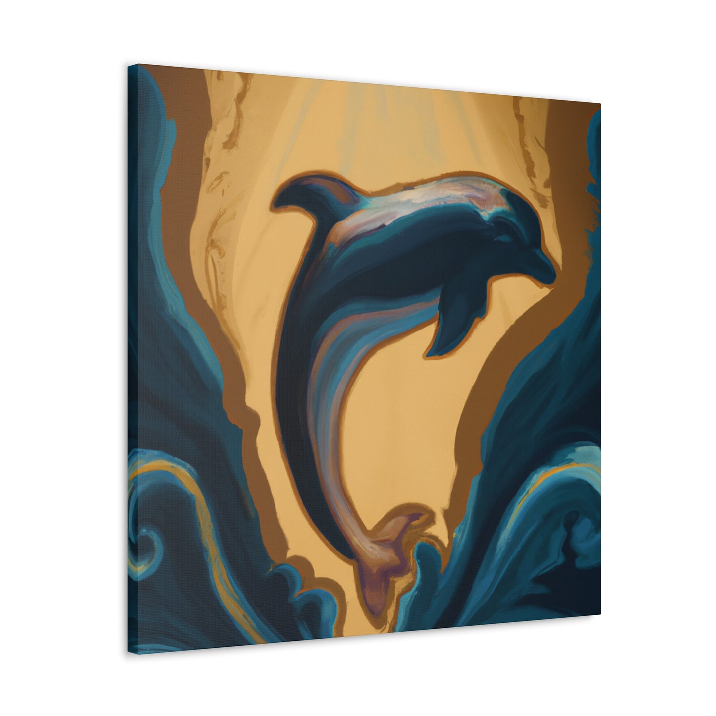 Dolphin's Grand Splendor - Canvas