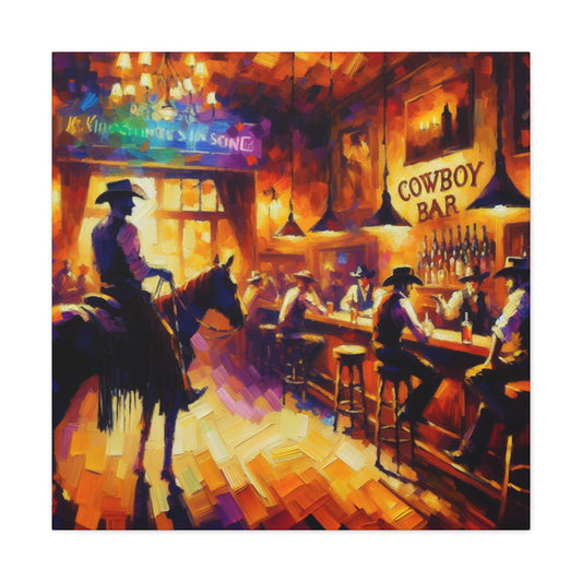 Dusty Saloon Rendezvous - Canvas