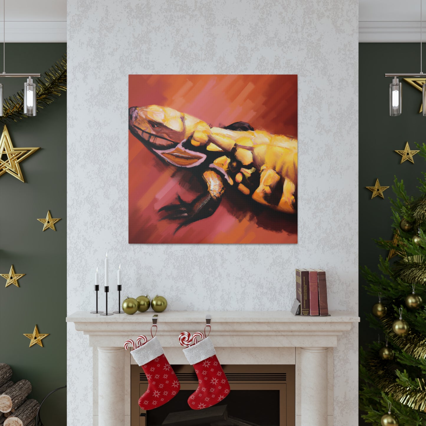 Gila Monster Reflection - Canvas