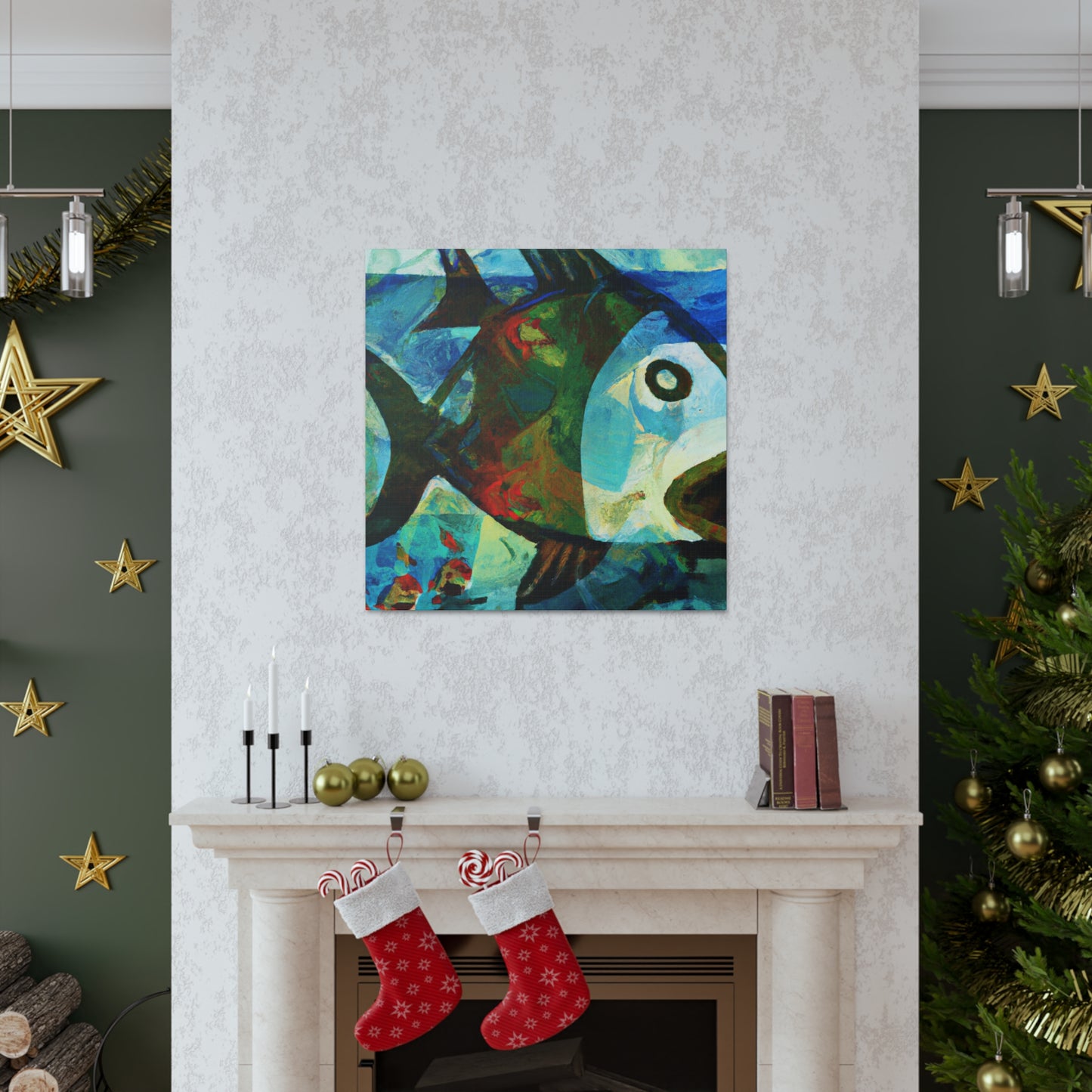 Fish in an Ocean - Canvas