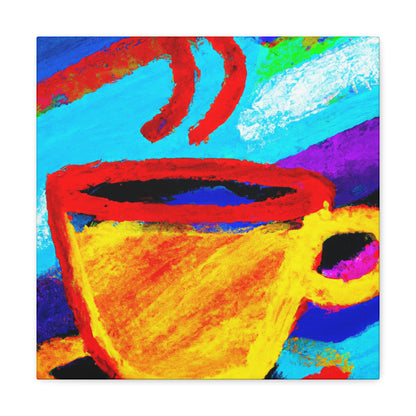 "Cup of Fauvism Joy" - Canvas