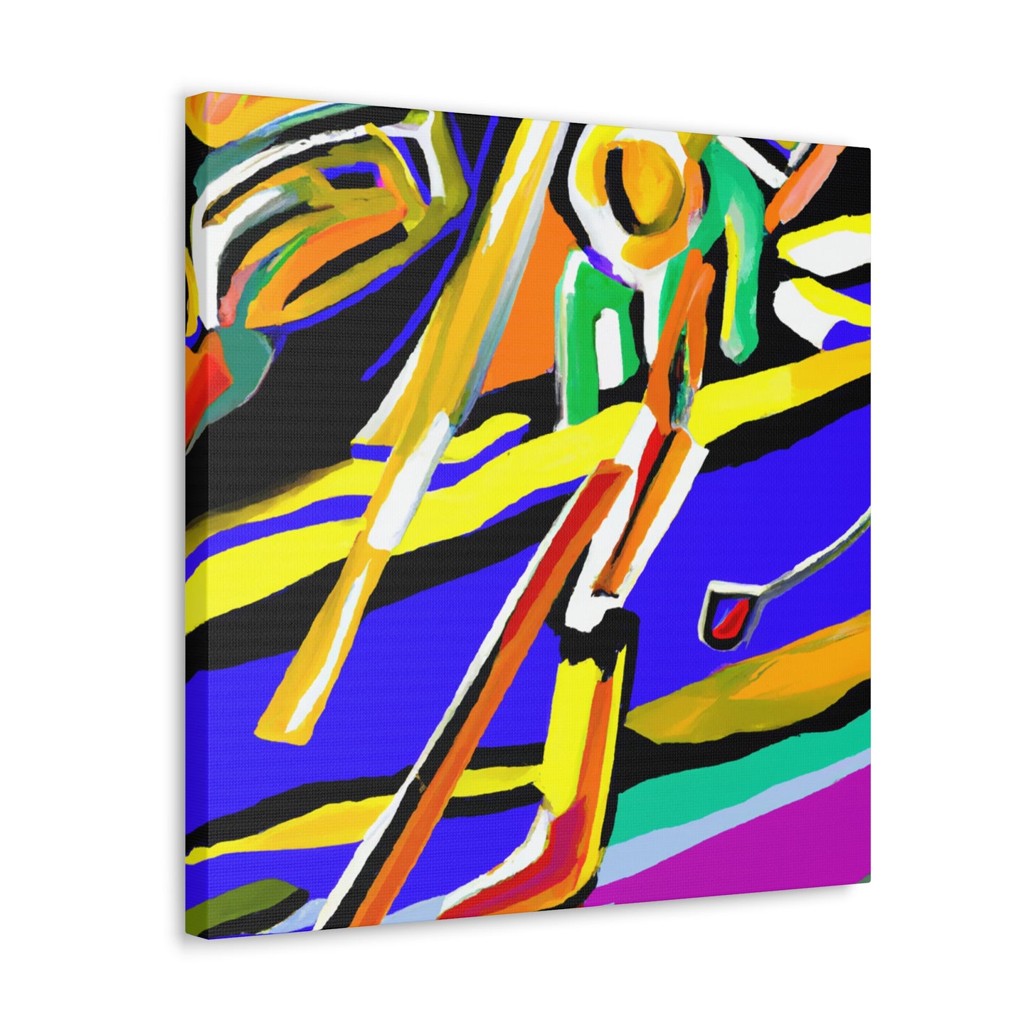 Skating in Abstraction - Canvas