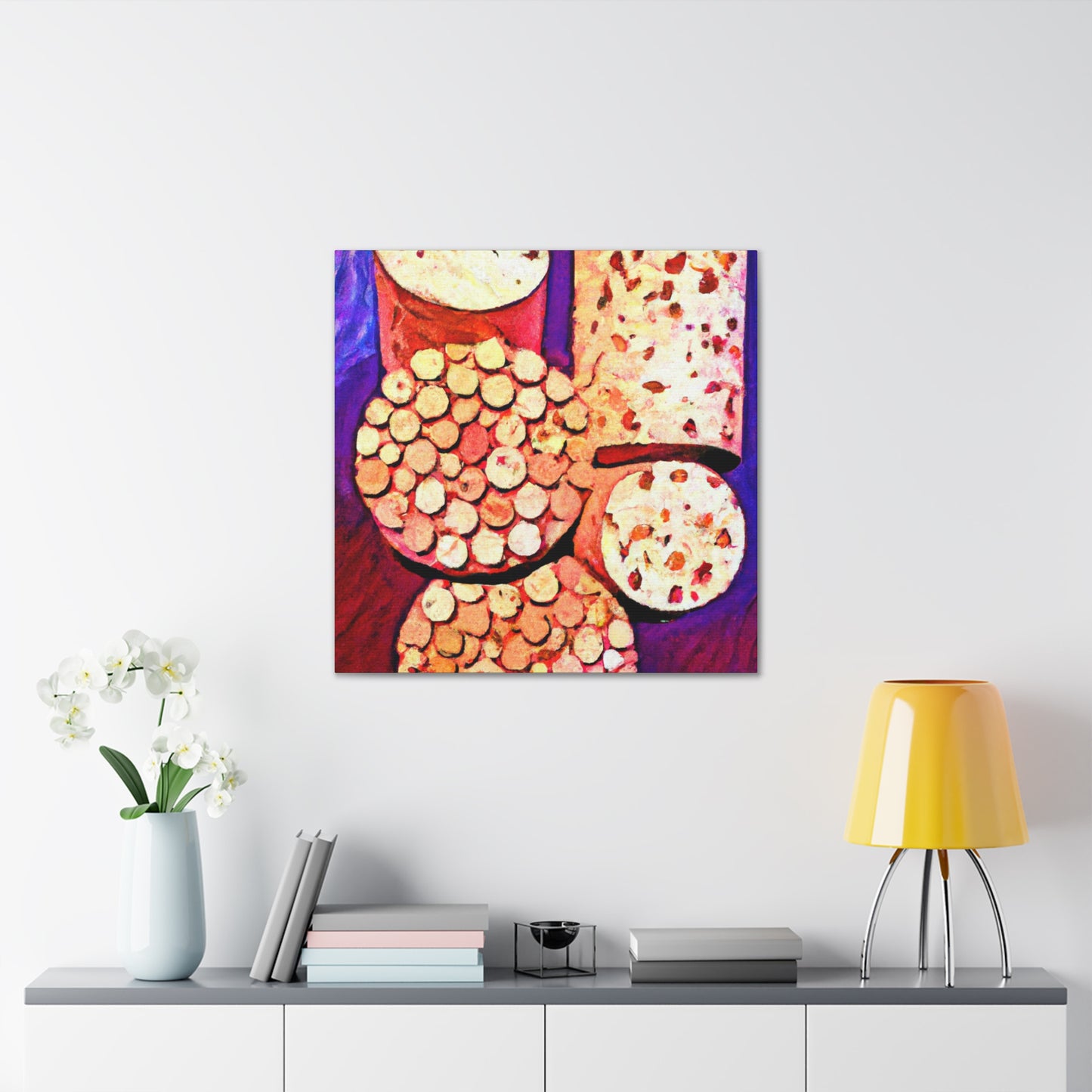 Corks and Celebration. - Canvas