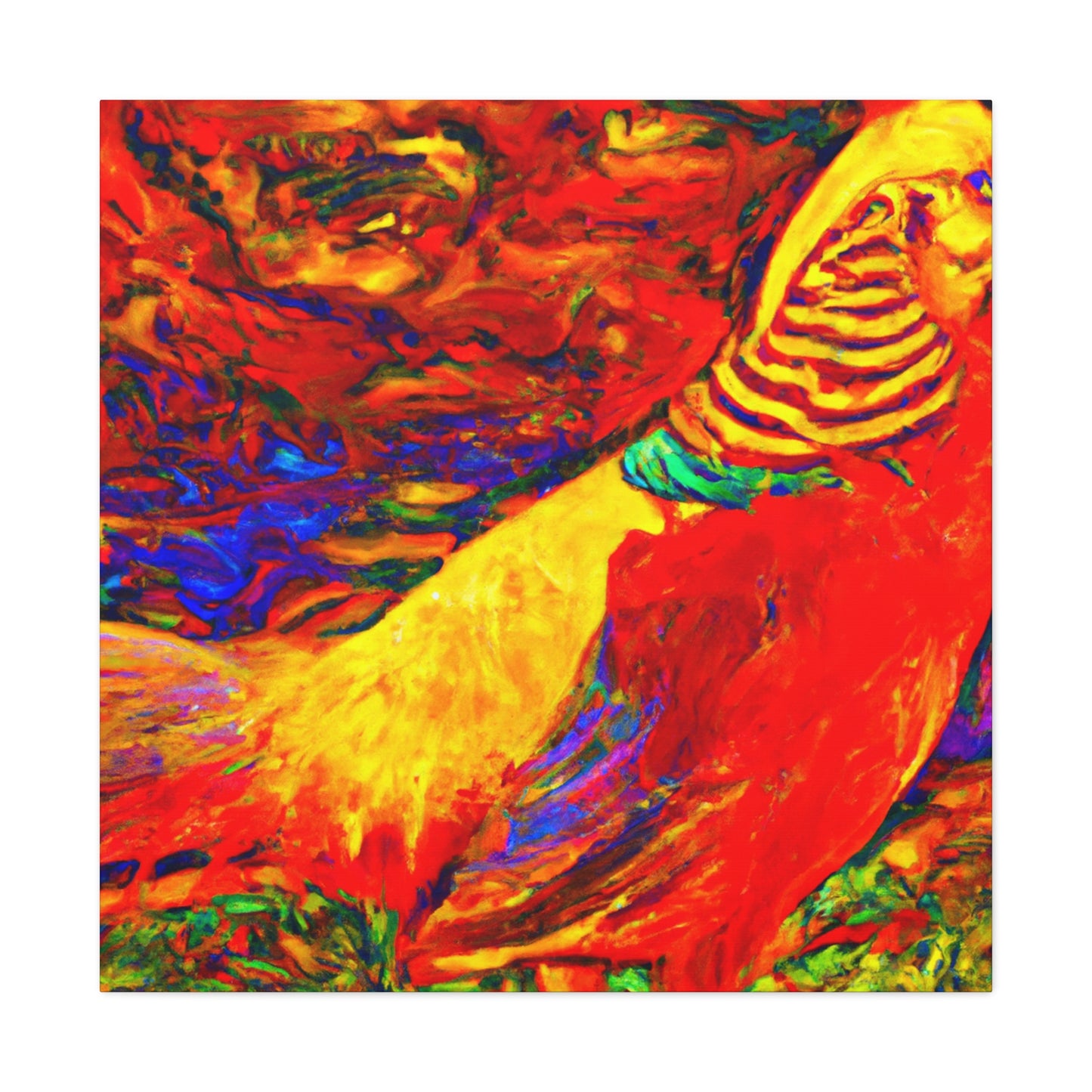 Golden Pheasant Glow - Canvas