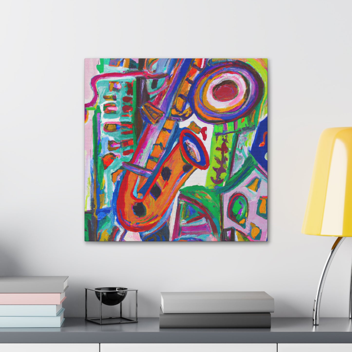 "Clarinet in Expressionism" - Canvas