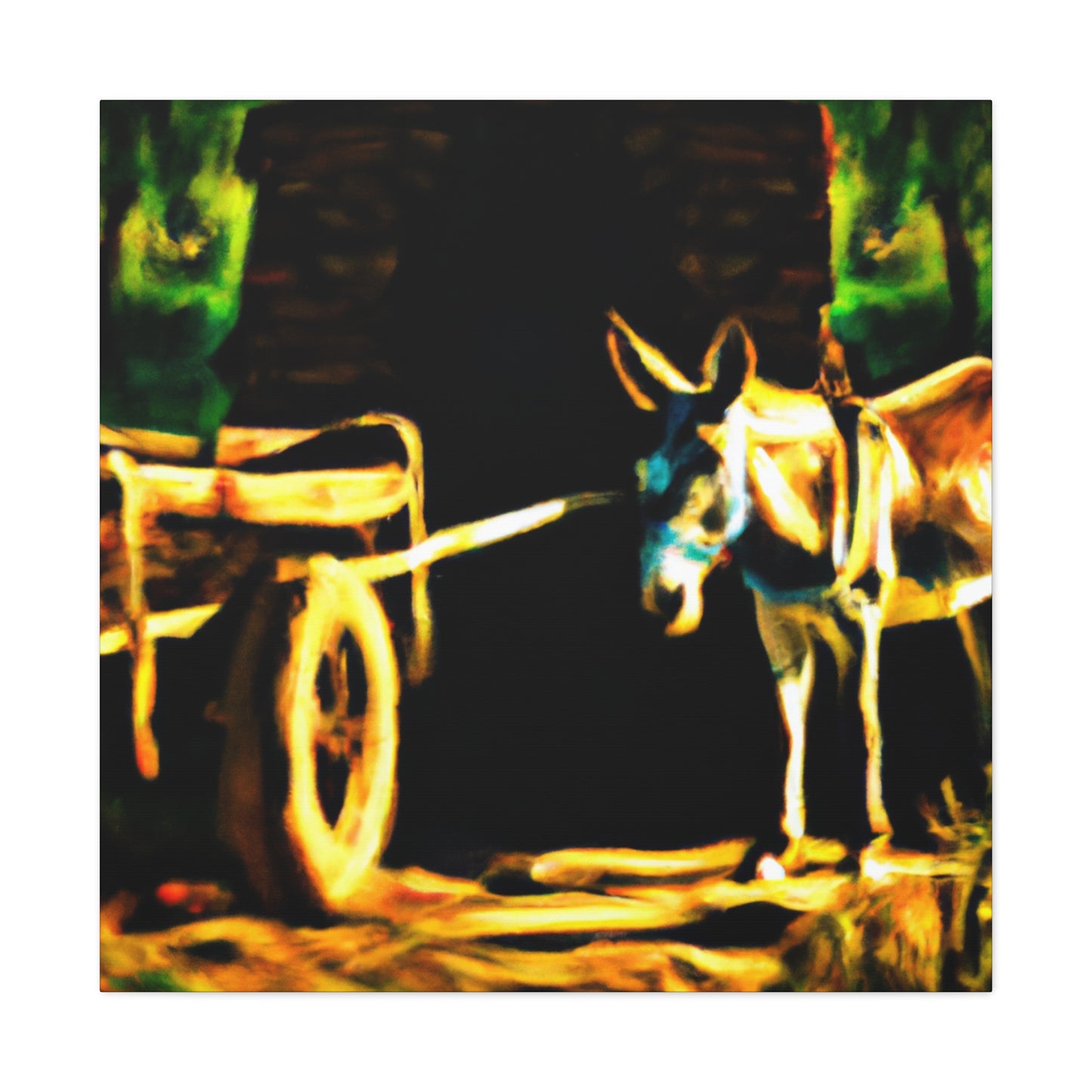 The Mule's Majesty. - Canvas