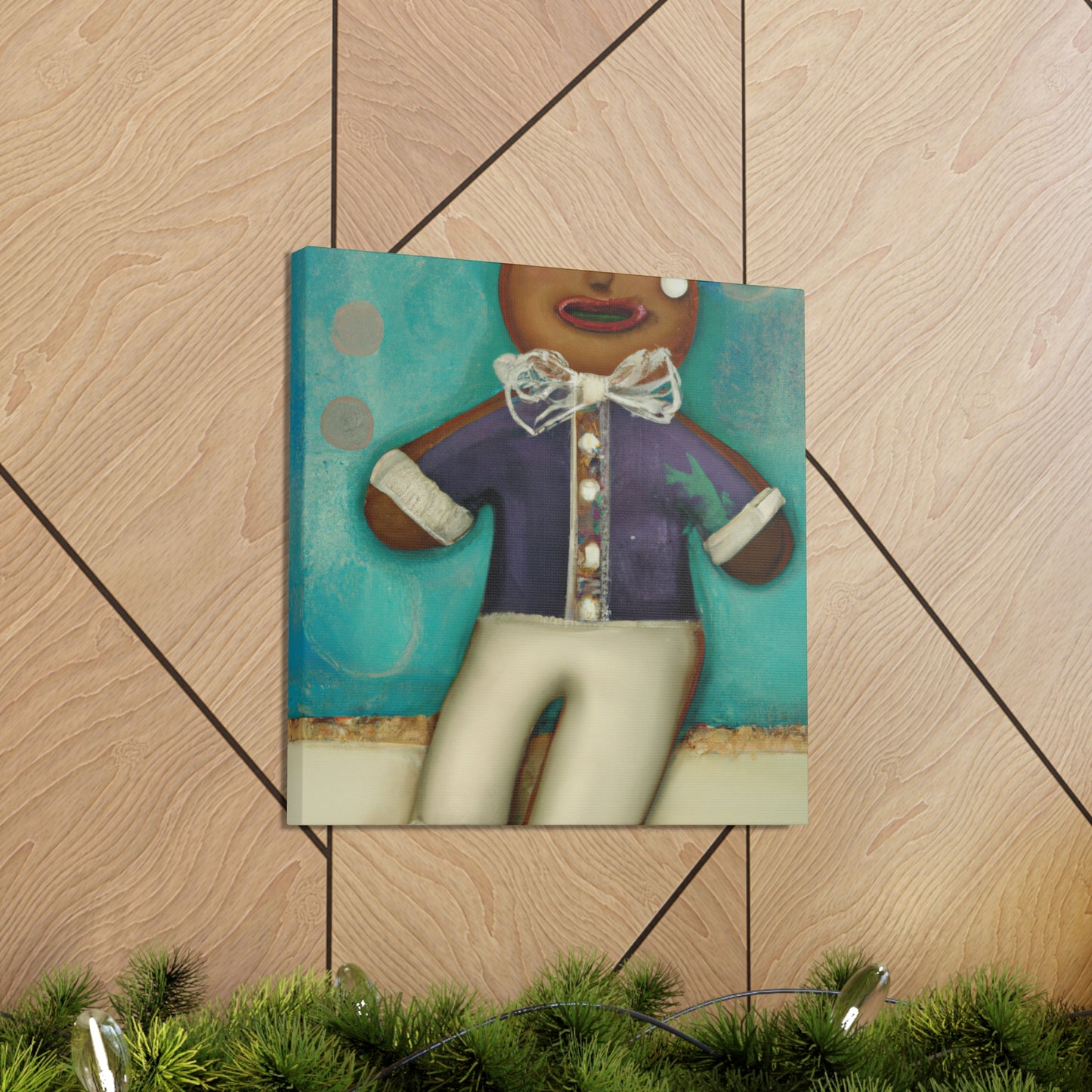 Gingerbread Man Dreamscape - Canvas