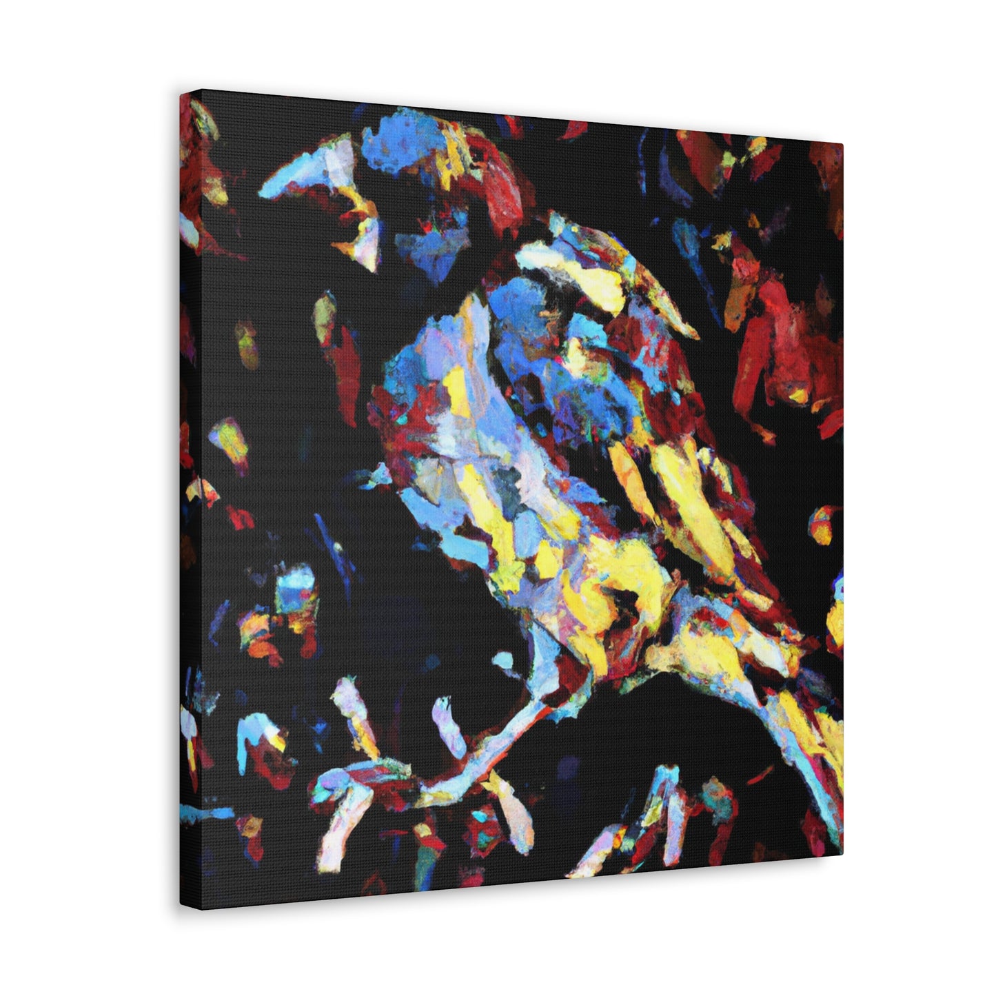 "House Finch Abstraction" - Canvas