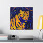 Tiger's Abstract Roar - Canvas