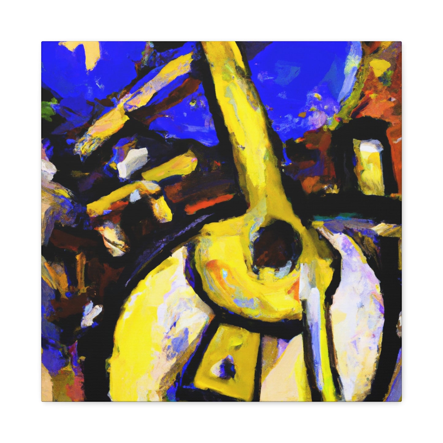 Banjo in Abstractions - Canvas